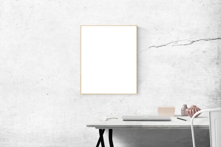 Empty Frame on Wall